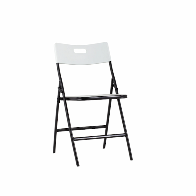 Стул складной банкетный Клен сгр204 (пластик, белый)