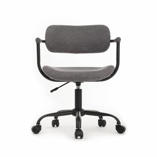 Кресло RV DESIGN Kolin W-231 чёрный каркас/серая ткань