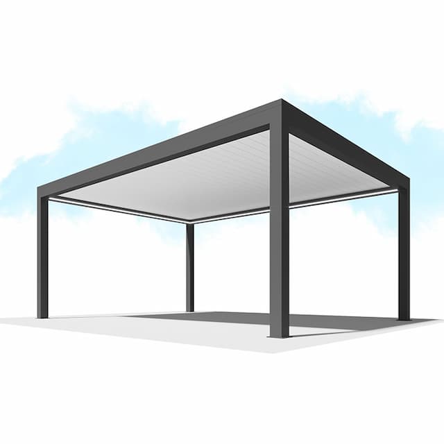 Пергола Сити-Форм Pergola В500-25П Bioclimatic с поворотными ламелями ЛАМЕЛЬ 250 X 53 (5,0х3,5) 1 модуль