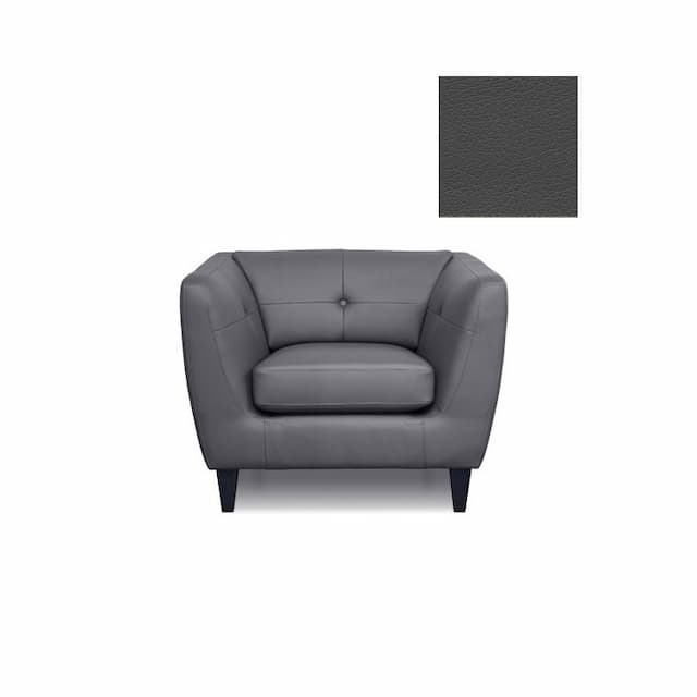 Кресло Юнитекс ROMAN 6127.2 экокожа премиум / темно-серая