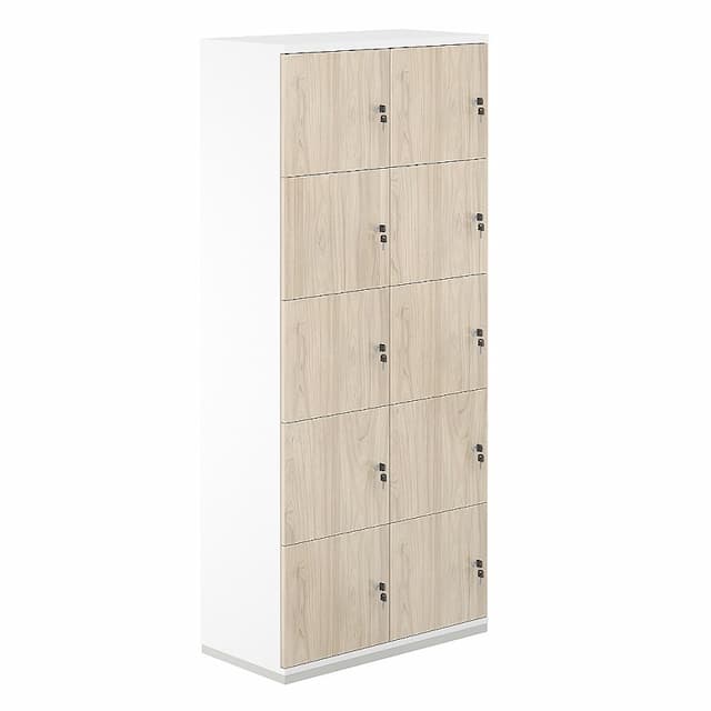 Шкаф-локер 10 ячеек Norden Allegro AG.234.WH.WH.AR