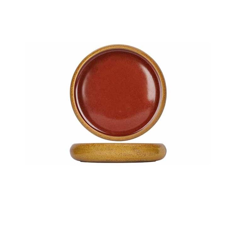 Тарелка с закругленным бортом d 21,7 см h 4,5 см CosyTrendy Elements Mustard 5698011