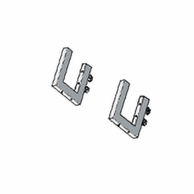 Кронштейны крепления перегородки 2 шт. серый Юнитекс Формула КМ 481 ХР