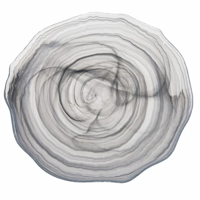 Тарелка ARDACAM Amorf ARD 2046.7 d 32,5 см h 2 см (цвет / декор бело-черный)