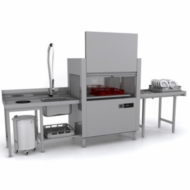 Машина посудомоечная Apach ARC100 тунн. доз/cw+суш л/п