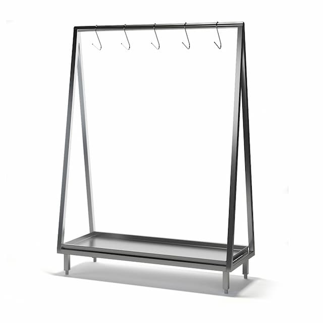 Вешало для туш ТММ ВТ 1800/600 поддон, 6 крючков 