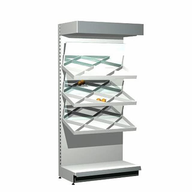 Стеллаж фруктовый Русь  MAGMA СК100КФ с фризом