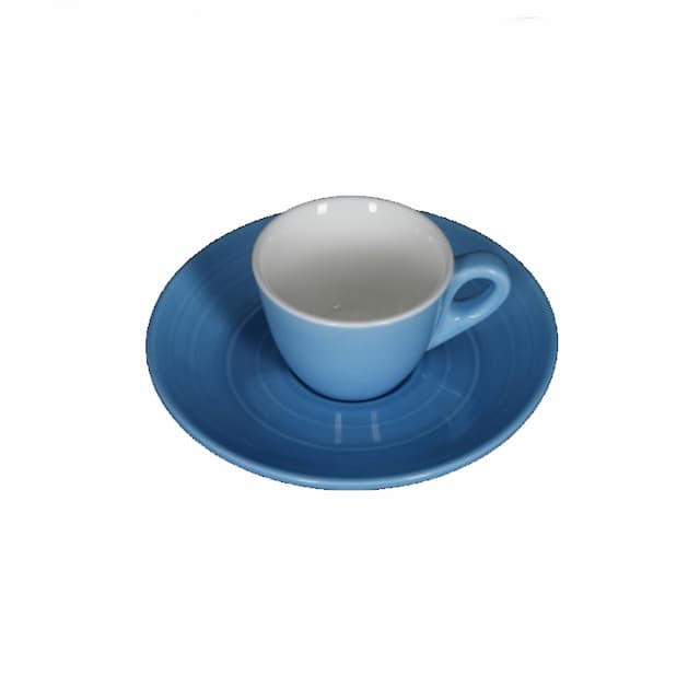 Чашка кофейная Corone Caffetteria 80 мл голубой